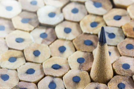 A photo of Different pencil, selective focus, Concept idea photo art
