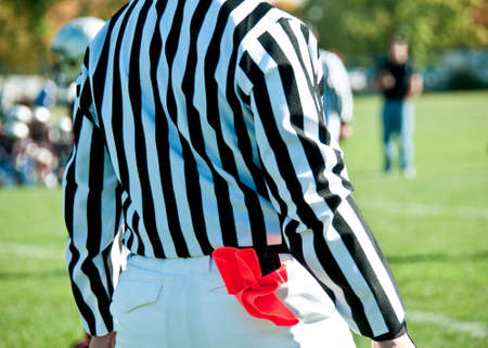 Referee for field sports gameの写真素材