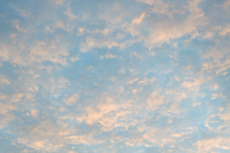 Morning sky  on a cloudyの写真素材