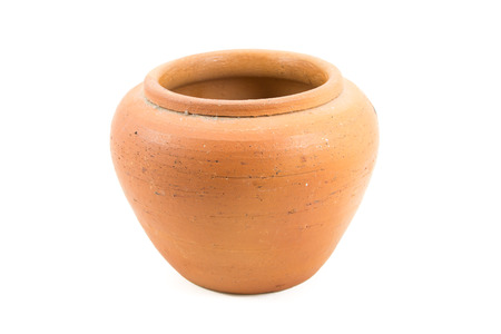 jars isolated in white の写真素材