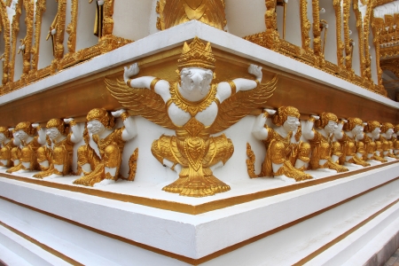 Thai style statue pagodaの写真素材