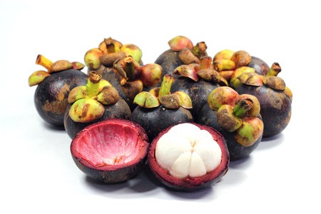 mangosteen fruitの写真素材
