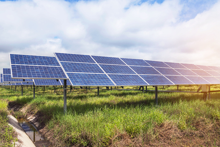 solar cells in power station alternative energy from the sun