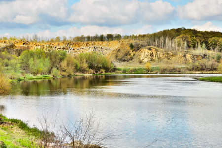 View of the riverの写真素材