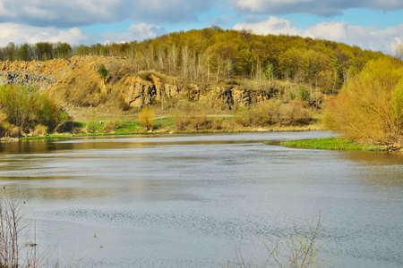 View of the riverの写真素材