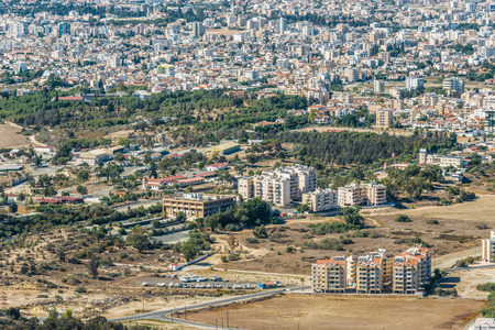Detail of the city of Larnaca, Cyprus.の写真素材