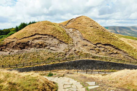 Scenery of Mam Tor, Peak District. UKの写真素材