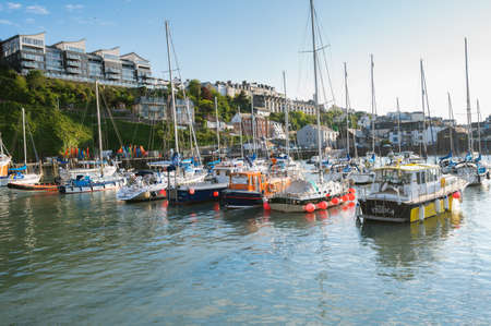 Ilfracombe, North Devon, United Kingdom, view of harbourのeditorial素材