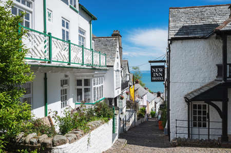 Clovelly ancient village in North Devon, United Kingdom