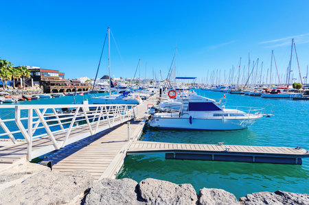 Marina Rubicon, Playa Blanca, Lanzaroteのeditorial素材