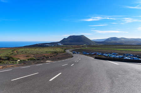 Mirador del Rio car parkのeditorial素材