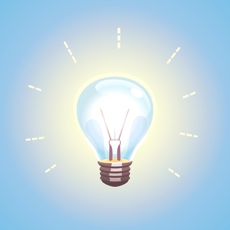 Light bulb idea design concept.のイラスト素材