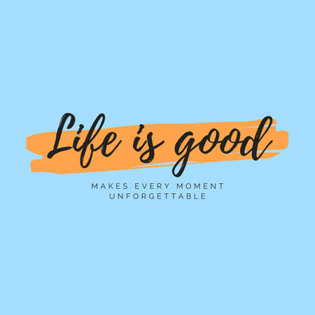 life is too good to be true quotesの写真素材