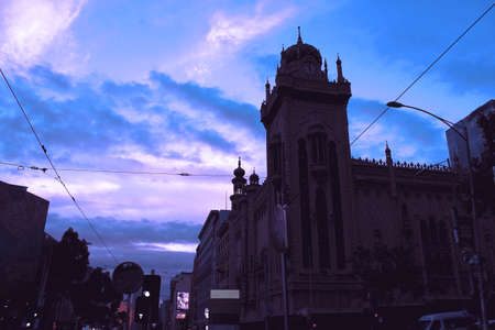 Beautiful evening sky in Melbourneのeditorial素材