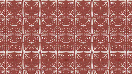 Minimalistic abstract floral pattern. Pastel boho background in minimalist. Suit for presentation, backgrounds, wallpapers, textiles, and fashion for your designs. Vector illustration.のイラスト素材