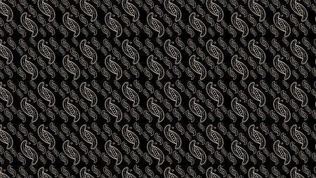 Abstract contemporary seamless pattern with hand drawn flower. Pastel boho background in minimalist. Suit for presentation, backgrounds, wallpapers, textiles, and fashion for your designs. Vector illustration.のイラスト素材