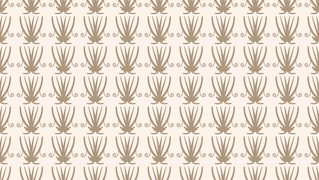 Classic Floral art nouveau Seamless pattern. Stylish abstract art deco texture. Oriental floral ornament. For backgrounds, wallpapers, textiles, and fashion.のイラスト素材