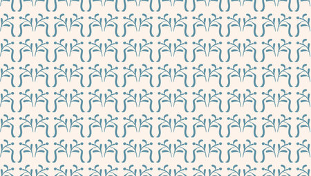 Damask seamless pattern element. For backgrounds, wallpapers, textiles, and fashion.のイラスト素材