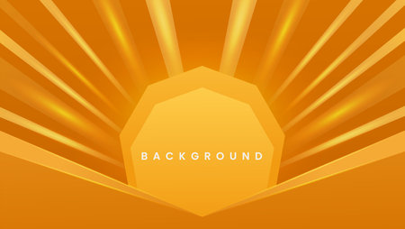 Modern orange and gold luxury abstract background. movement speedのイラスト素材