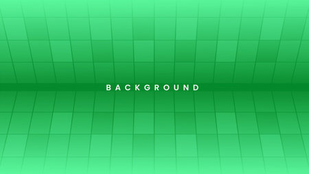 Tiled background with perspective. Retro futuristic Bright neon green glowingのイラスト素材