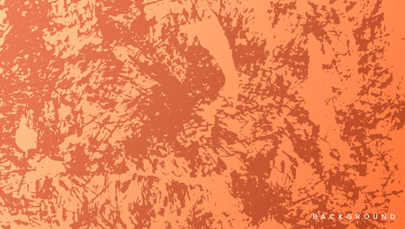 Orange background on cement floor texture. Scratch grunge urbanのイラスト素材