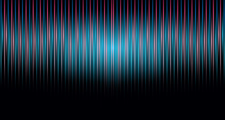Abstract Background With Glowing Vertical Lines. Illustration Light Render Of Digital Technologyのイラスト素材
