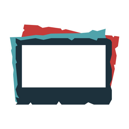 Vintage frame and corners. Decorative frame elementsのイラスト素材