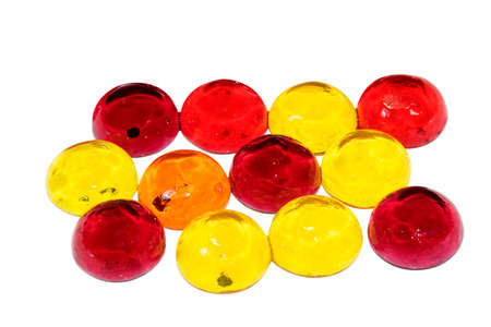 Jelly on white background 001の写真素材