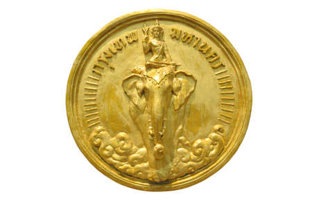 Capital symbol of Bangkok city of Thailand isolatedの写真素材