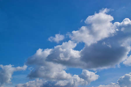Cloudy with blue sky