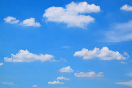 Blue background sky and white cloud 170927 0013の写真素材
