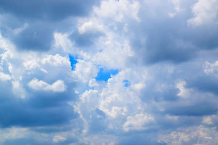 Cloudy background in the sky