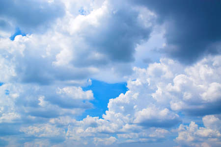 Cloudy in the sky backgroundの写真素材