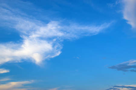 Cloud background in the skyの写真素材