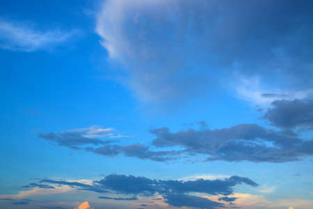 Cloud sky sunrise or sunsetの写真素材