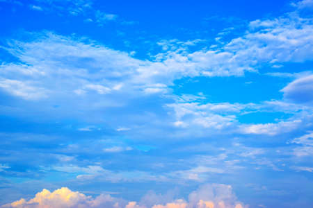 Blue sky and white clouds