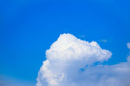 White clouds background on the skyの写真素材