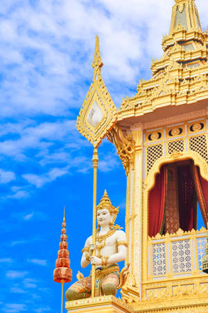 The guardian angle of Thailand Sky backgroundの写真素材