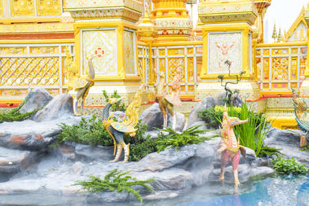 The Swans in the Fairy Tale of Asiaの写真素材