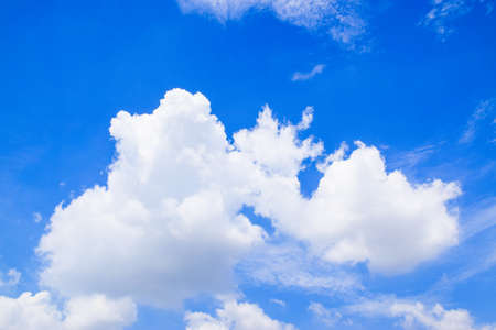 Blue sky and White Cloudsの写真素材