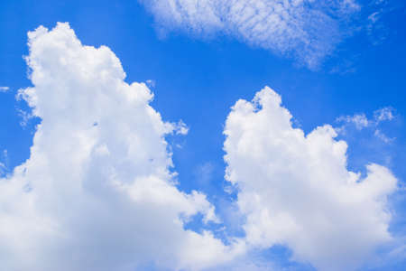 Blue sky and Clouds Backgroundの写真素材