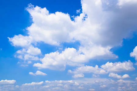 Blue sky and Clouds Backgroundの写真素材