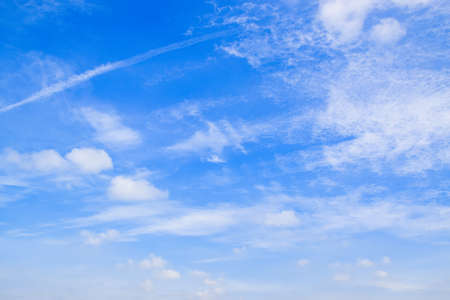 Blue sky and Clouds backgroundの写真素材