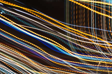 Images of various color lines caused by photography.(The details of the image do not focus on...