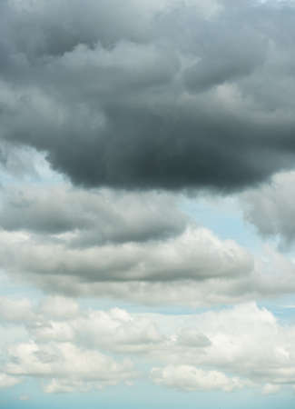 Sky and clouds during the day of the storm