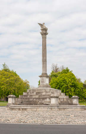 Phoenix monument in Phoenix park, Dublinの写真素材