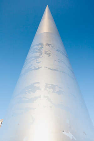Perspective Spire: monument of Light in Dublin Irelandの写真素材