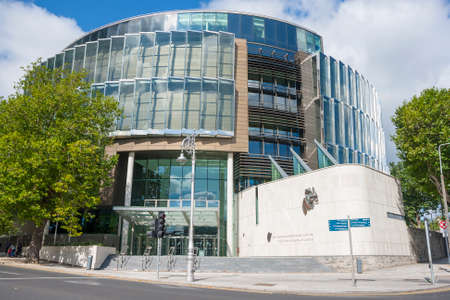 Dublin, Ireland - Sep 07, 2014: The Criminal Courts of Justice in Dublin, Ireland on September 07, 2014のeditorial素材