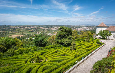 View from Seteais Palace  Palcio de Seteais in Sintra, Portugal.の写真素材