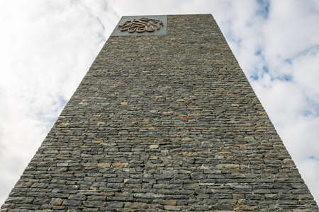 Istanbul, Turkey - October 14, 2015: Sancaklar Camii is the first mosque to be designed by Emre Arolat  Architects In 2013 it won 1st Prize in the World Architectural Festivals Best Religious Building category.のeditorial素材